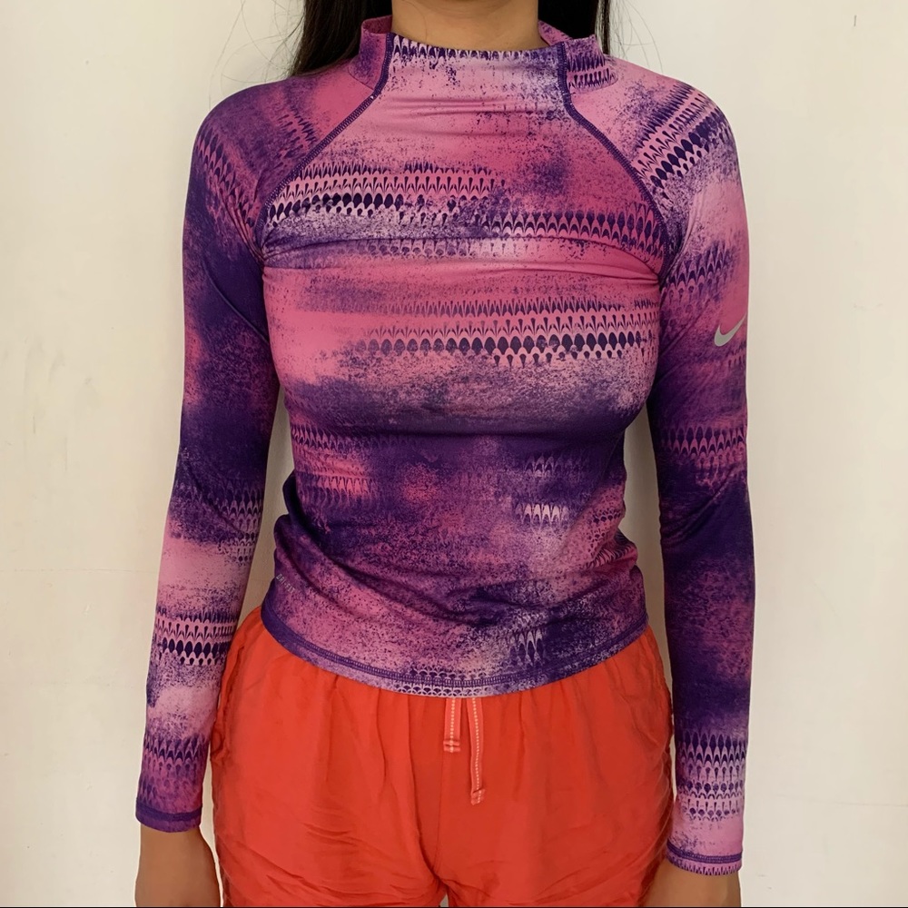 Nike long sleeve fitted compression shirt